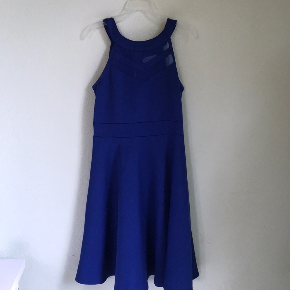 Cute girls blue dress